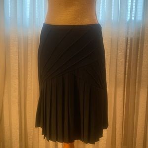 Catherine Malandrino beautiful unique pleaded skirt, size 8